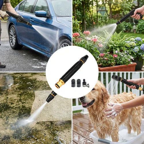 🚿50 % RABATT – Hochdruckreiniger für Auto und Garten! 💦🚗 10x leistungsstärker, 8 Sprüheinstellungen & extrem robustes Metallgehäuse