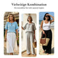 ✨🔥2-teiliges Set aus Oberteil und Hose mit Kordelzug für Damen💞