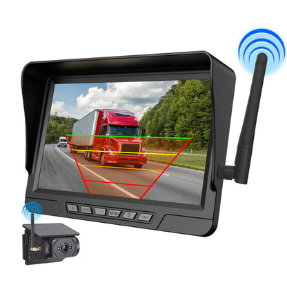 💥 2026 Neu empfohlen: 7" HD Digitales Rückfahrkamerasystem komplett – kabellose Bildübertragung für Pkw & Wohnmobil 🚘🎥