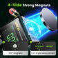 🔥4-Side Magnetic Digital Angle Gauge - Laser Precision & Multi-Surface Use, Perfect for Woodworking and Construction ✨