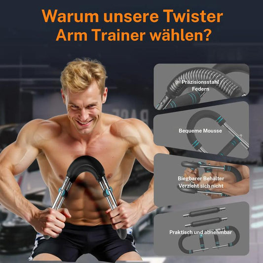 ✨🔥Einstellbare Gewichtsstange für Armtrainer, Arm und Rumpfkrafttrainingsgeräte, tragbares Trainingsgerät für Home Gym und Fitness💪