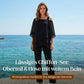 ⏳Limitiertes 50 % Rabatt⏰Unregelmäßiges Chiffon-Oberteil für Damen ＆ Weite Hose 2-teiliges Set👚👖