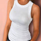 Essnce Damen-Sommer-Freizeit-Tanktop, einfarbig, schmale Passform