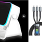 5-in-1 wireless Bluetooth speaker with induction function and adjustable cell phone holder