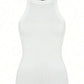 Essnce Damen-Sommer-Freizeit-Tanktop, einfarbig, schmale Passform