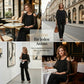 ⏳Limitiertes 50 % Rabatt⏰Unregelmäßiges Chiffon-Oberteil für Damen ＆ Weite Hose 2-teiliges Set👚👖