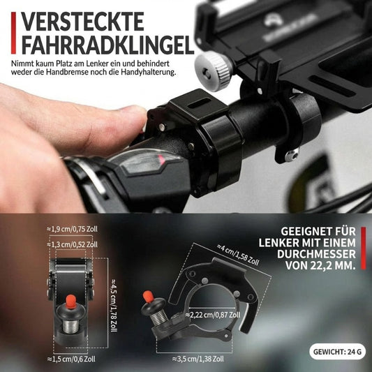 ✨Kompakte unsichtbare Fahrradklingel🚲🔔