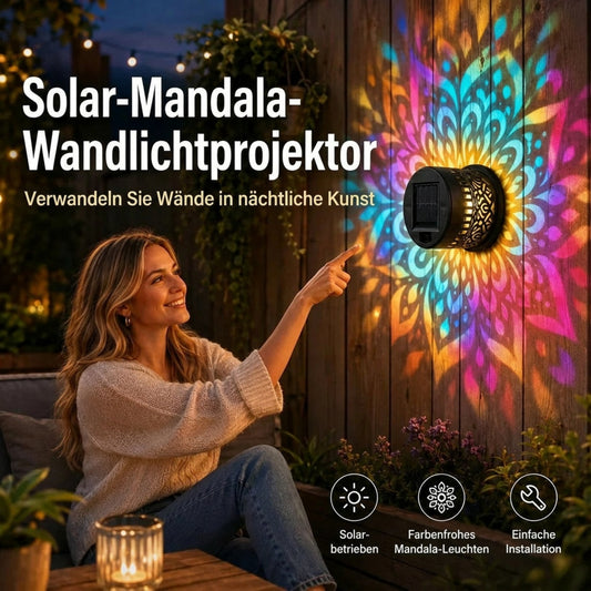 🌞 JETZT 50 % RABATT! 🌀 Solar-Mandala-Licht – Atemberaubende Musterprojektion, 2-in-1-Design für Boden und Wand sowie wasserdicht nach IP65 mit automatischer Ein-/Ausschaltung 🌿