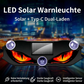 🚗🔆 Solarbetriebene LED-Warnleuchte fürs Auto – 50% RABATT! Solarbetrieben, wetterfest, automatische Aktivierung bei Dunkelheit – für mehr Sicherheit am Straßenrand. 🔥🛡️