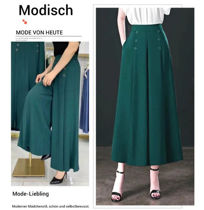 👖 50% RABATT JETZT ! 🔥 Falten-Weitbeinhosen – Schmeichelhafte Silhouette, Bequemer Tragekomfort & Vielseitiger Stil 💃