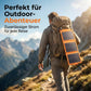 Mobiles Solar-Ladegerät mit USB-Anschluss