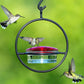 Hängender Kolibri-Futterspender aus Metall
