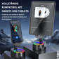 ✨📱5-in-1 Handyhalterung mit kabellosem induktivem Audio-Bluetooth-Lautsprecher, 360° drehbarer LED-Halterung und universeller Lautsprecherhalterung🔈