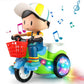 ✨50% Rabatt✨🚲 Akrobatisches Kinder-Dreirad – 360° Drehung, Musik & Lichter – Sicher & langlebig für Kinder 1–4 ✨