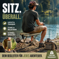 🏕️🎣Faltbarer Rucksack-Hocker – tragbarer Klappstuhl & Tasche in einem, ideal für Camping, Angeln & Wandern
