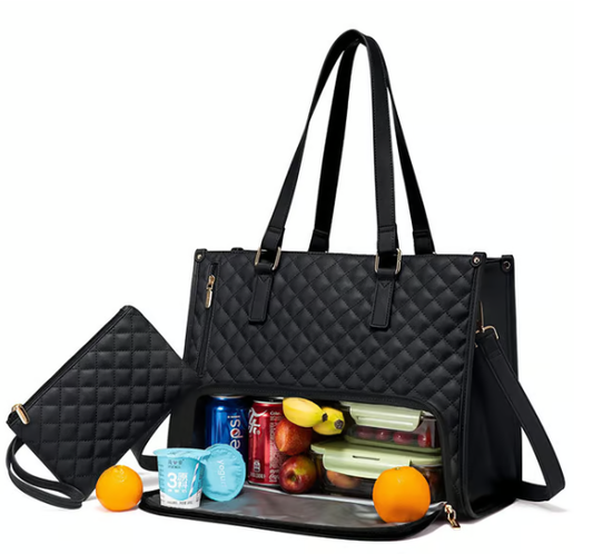 🔥3 in 1 Lunch Tote Bag für Frauen🎁Gratis passende Geldbörse⏰Lösen Sie Ihr Taschenproblem