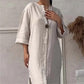 👗Lässiges, atmungsaktives Kleid in Volltonfarbe🔥