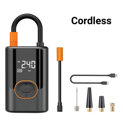 🚗JETZT 50% RABATT🔥Multifunktionaler tragbarer Autoreifenfüller mit Licht