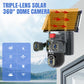 💥2026 New Hot Sale🎥 Triple-Lens Solar 360° Dome Camera✈️ free shipping