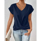 ✨Neues 2026er Modell – 50 % Rabatt👕 Elegantes V-Ausschnitt Twist Tee｜Leicht und angenehm