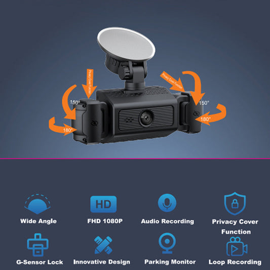 🔥Ny ankomst 2026🔥4-kanals HD-bilkamera med mörkerseende