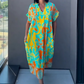👗 50% RABATT! 🌸 Lässiges Elegantes Bedrucktes V-Ausschnitt Kleid für Damen – Fließender Stoff, Schmeichelhafte Passform & Perfekt für den Frühling ☀️