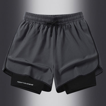 Laufshorts für Damen & Herren – mit integrierter Kompressionshose, schnell trocknend & leicht – ideal für Training & warme Tage🏃‍♀️🏃‍♂️💨