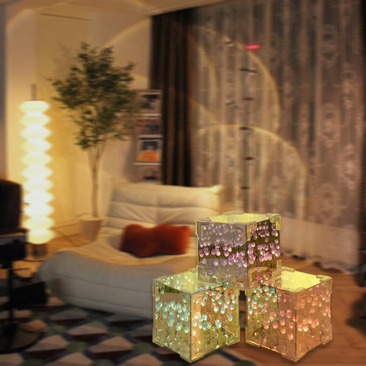 🌷 Oster-Sonderangebote 50% Rabatt! 🥚✨Magischer Würfel DIY Tulip Mirror Light