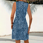 📢Mid-Season Sale: −50% nur für kurze Zeit⏰Damen Minikleid mit V-Ausschnitt & Leopardenmuster