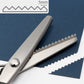 ✂️Jetzt 50 % Rabatt! DIY-Nähschere mit Wellenschliff – Zickzack-Schere, Stoffschneidewerkzeug gegen Ausfransen für Stoff, Papier und Bastelprojekte