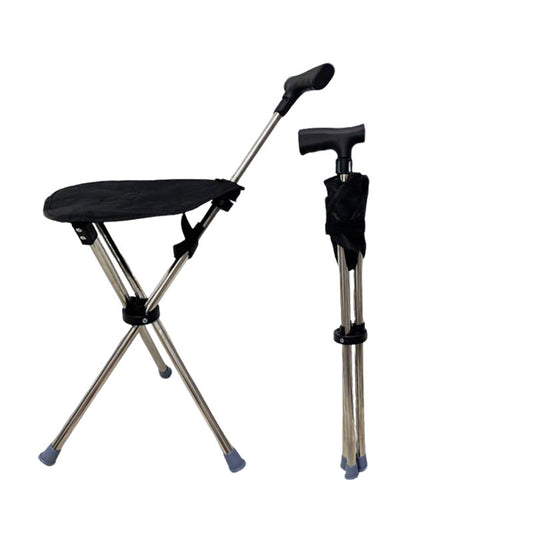 🔥💥 TOP BESTSELLER! 2-in-1 Gehstock mit Klappstuhl 🪑🚶‍♂️✨