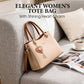 👜💟Elegante Damen-Tasche mit glänzendem Herzanhänger✨