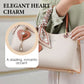 👜💟Elegante Damen-Tasche mit glänzendem Herzanhänger✨