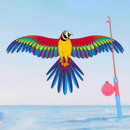 🎣🪁Innovative Angelruten-Drachen✨✨Einfach steuern, endloser Outdoor-Spaß für Kinder!