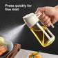 🍾 50% RABATT! ✨ 2-in-1-Sprühflasche & Ölspender aus Glas – Elegantes Design, Tropffrei & Leicht zu Reinigen 👨‍🍳