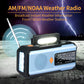 ✨🔥Multifunktionsradio für den Außenbereich,tragbare Powerbank mit handkurbelbetriebenem Solarradio für Notfälle im Freien📻