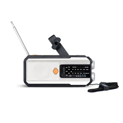 ✨🔥Multifunktionsradio für den Außenbereich,tragbare Powerbank mit handkurbelbetriebenem Solarradio für Notfälle im Freien📻