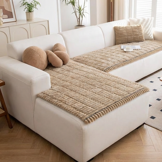 🛋️ 50% RABATT! ⏰ Gestepptes Cord-Sofa-Kissen – Rutschfeste Unterseite, Hochwertiger Cord-Stoff & Einfach zu reinigen 🧵