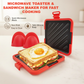 🥪 50% RABATT! 🔥🍳Mikrowellen-Toaster & Sandwichmaker – Schnelle 3-Minuten-Zubereitung, Antihaft-Beschichtung & Leichte Reinigung 💡