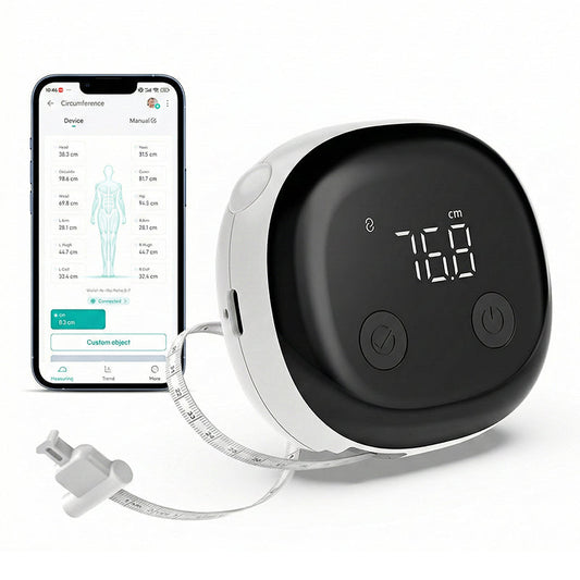 📢📢50 % Rabatt!! ⏰Smart Ruler-Körpermaßband, LED-HD-Vollbild-Fitnessgerät, Fitdays-APP-kompatibel