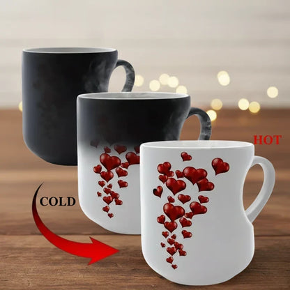 💝✨50% RABATT! Farbwechselnde Keramiktasse mit Herzhenkel, Valentinstag
