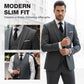 Herren Slim-Fit 3-teiliges Anzug-Set