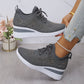 📢📢50% RABATT! ⏰ Atmungsaktive Sneaker aus Mesh mit Strassverzierung – Funkelndes Design, Leichte Belüftung & Rutschfeste Gummisohle ✨👟