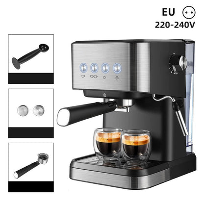 ✨🔥Espressomaschine für den Haushalt mit Dampflanze☕
