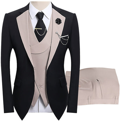 🤵 50% RABATT! ✨ Moderner Hochzeitsanzug im Kontrast-Design – Elegante Silhouette, Zeitgenössischer Look & Perfekte Passform 💍