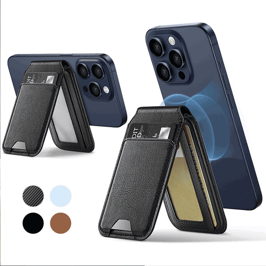 ✨🔥Magnetische Verstelbare Telefoonhouder Portemonnee Kaarthouder