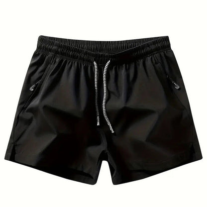 🩳 50% RABATT! 💎 Schnelltrocknende Herren-Sportshorts – Reißverschlusstaschen, Verstellbarer Bund & Cool-Touch-Material 🏃‍♂️