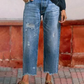 ✨🔥Damen-Retro-Cropped-Straight-Leg-Jeans👖