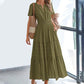 🌞Frühlingserwachen: 50% Rabatt!🌿 Damen Lässiges Maxikleid aus 100% Baumwolle – Sommerleicht, figurbetont & pflegeleicht für Strand & Brunch