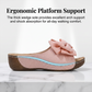 🌞Frühlingserwachen: 50% Rabatt!🔥Elegante Slip-On Keilsandalen: Bequeme Sommer-Pantoletten mit XXL-Schleife